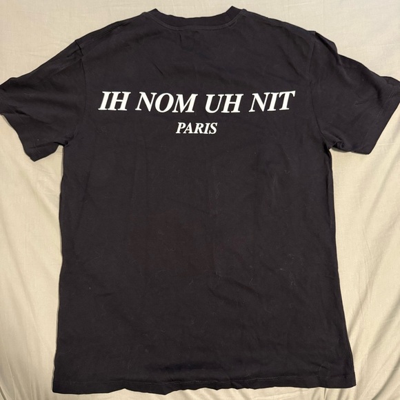 VGUC Ih Nom Uh Nit Paris graphic Tee - Picture 3 of 6